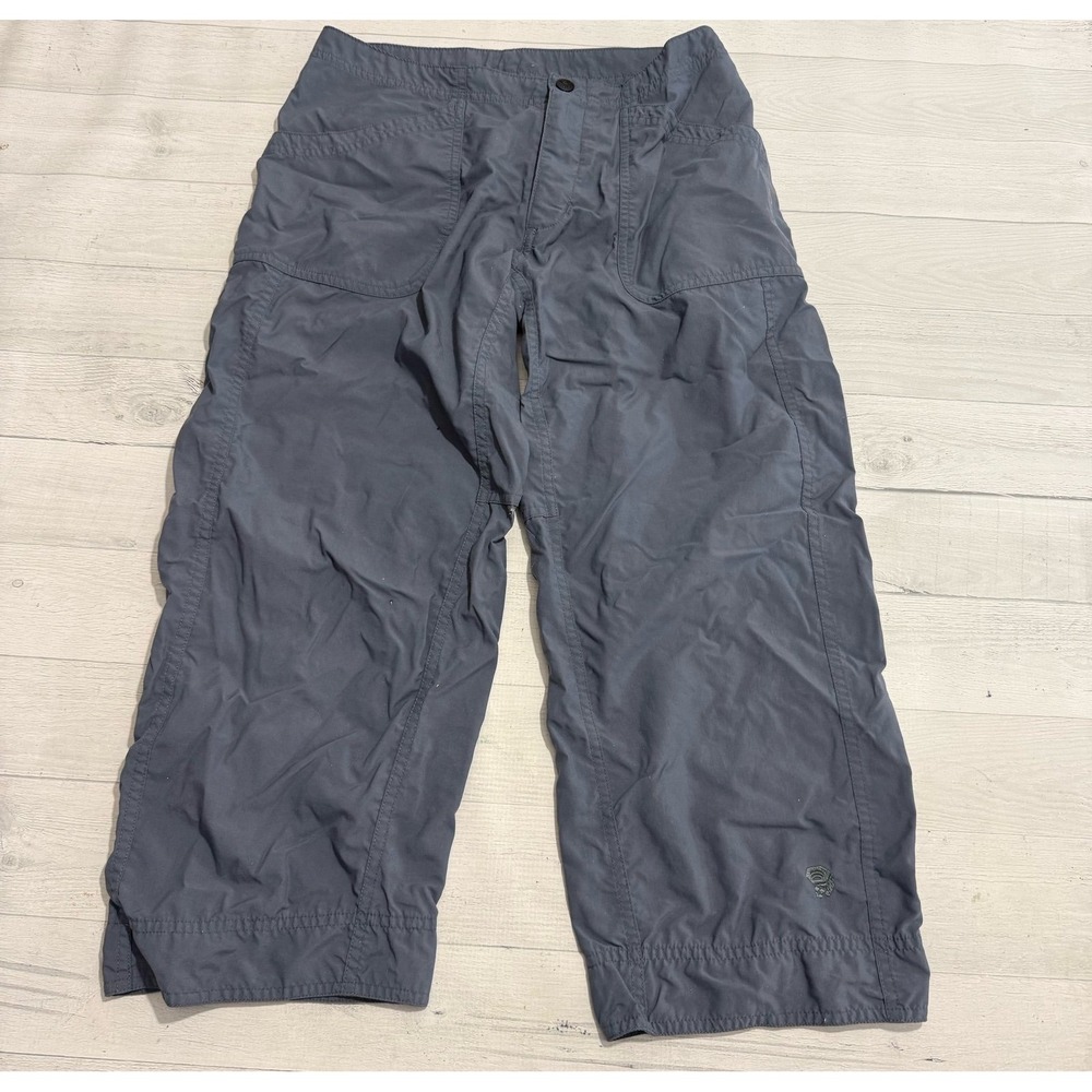 Mountain hardwear women's grey capri pants size 4